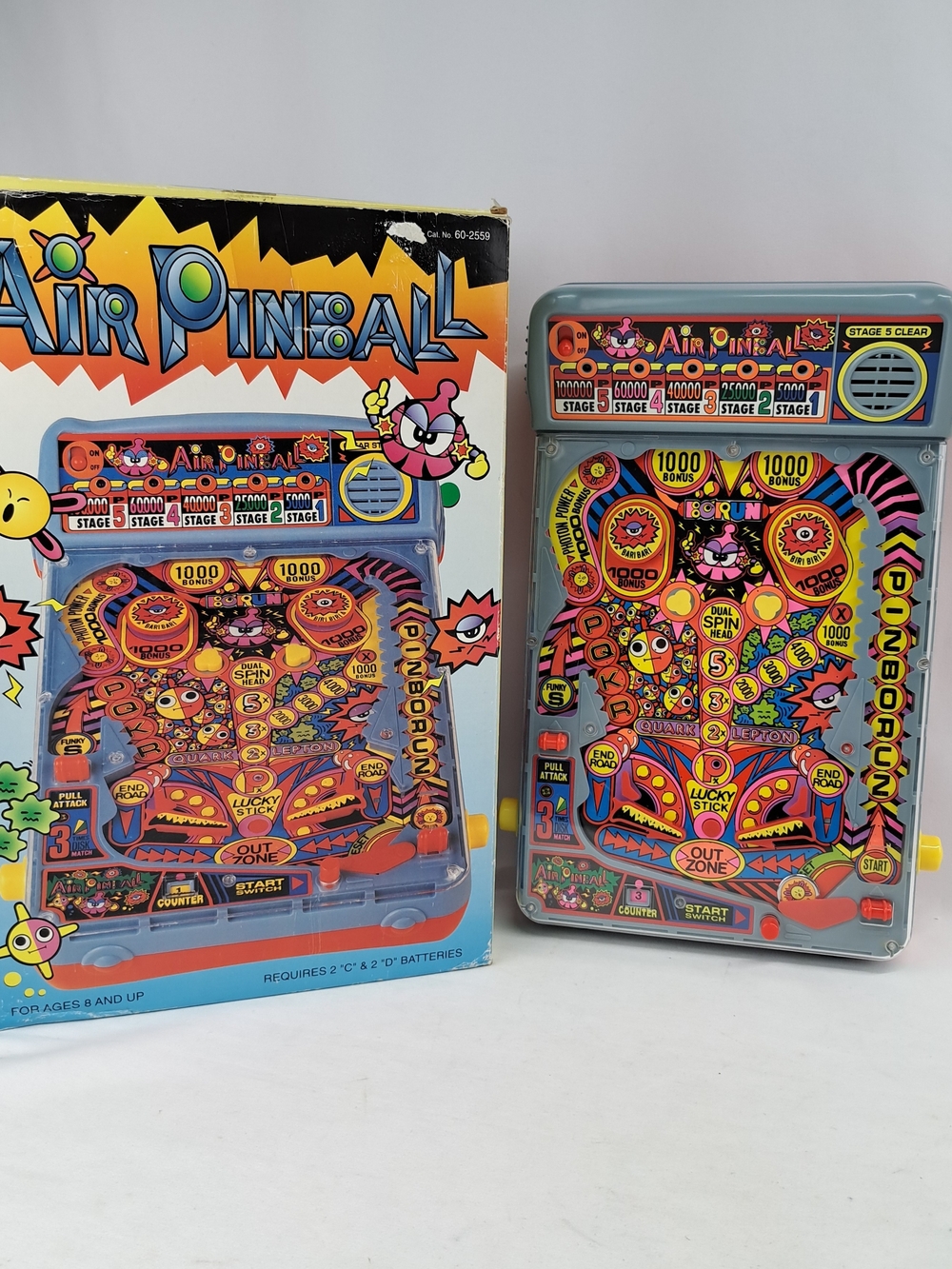 Air Pinball Handheld Game - Vibrant Multi-Color
